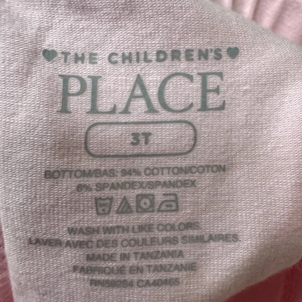 The Children's Place 3T Girls Soft Pink Capri Leggings